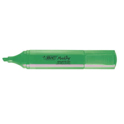 Resaltador Bic Brite-Text Verde Tanq – Checks – Tienda en Línea