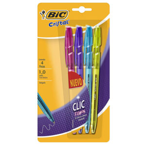 Boligrafo Crist.Clic Fashion X4