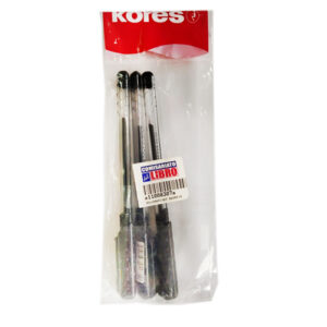 Boligrafo K2-F Negro X3