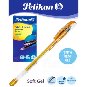 Boligrafo Soft Gel Oro