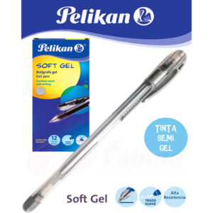 Boligrafo Soft Gel Plata