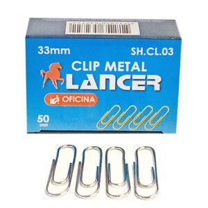 Clips Plateados 33Mm X50