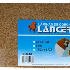 Lamina De Corcho 5Mm 20X30