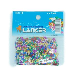 Fda. Confetti 14Gr. Numeros