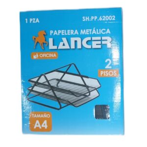 Bandeja Porta-Doc Metalica 2 Niv