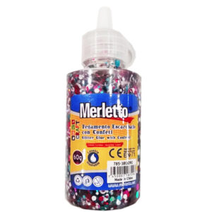Pega Esc/Confeti 60G 4 Colores