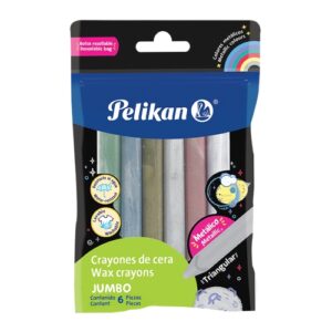 Crayones Jumbo Metalizados X6