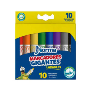 Marcadores Gigantes X10 Lavables