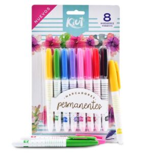 Marcadores Kiut Permanentes X8