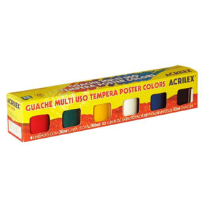 Tempera Poster Colors X6